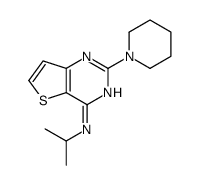 N-Isopropyl-2-(1-piperidinyl)thieno[3,2-d]pyrimidin-4-amine Structure