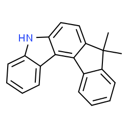 8,8-dimethyl-5,8-dihydroindeno[2,1-c]carbazole Structure