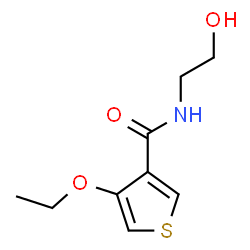 3-Thiophenecarboxamide,4-ethoxy-N-(2-hydroxyethyl)-(9CI)结构式