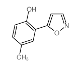 2-(5-Isoxazolyl)-4-methylpheno Structure