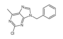 9-benzyl-2-chloro-6-methylpurine Structure