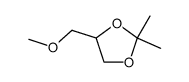 4-(methoxymethyl)-2,2-dimethyl-1,3-dioxolane结构式