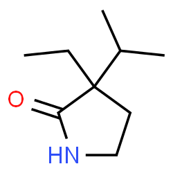 2-Pyrrolidinone,3-ethyl-3-(1-methylethyl)-(9CI) picture