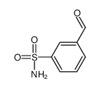 Benzenesulfonamide, 3-formyl- (9CI) Structure