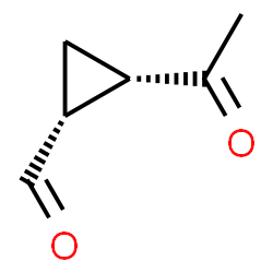 Cyclopropanecarboxaldehyde, 2-acetyl-, (1R-cis)- (9CI)结构式
