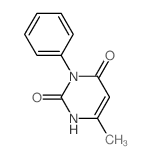 6-methyl-3-phenyl-1H-pyrimidine-2,4-dione结构式