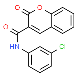 N-(3-chlorophenyl)-2-oxo-2H-chromene-3-carboxamide结构式