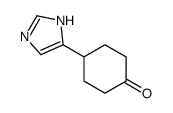 4-(1H-imidazol-5-yl)cyclohexan-1-one Structure