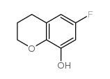 6-FLUOROCHROMAN-8-OL structure