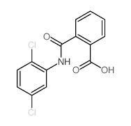 2-[(2,5-dichlorophenyl)carbamoyl]benzoic acid structure