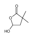 5-hydroxy-3,3-dimethyloxolan-2-one Structure