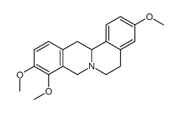 6H-Dibenzo(a,g)quinolizine, 5,8,13,13a-tetrahydro-3,9,10-trimethoxy- Structure