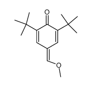 2,6-di-tert-butyl-4-(methoxymethylene)cyclohexa-2,5-dienone Structure