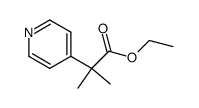 ethyl 2-methyl-2-pyrid-4-ylpropionate Structure
