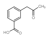 3-(2-oxopropyl)benzoic acid structure