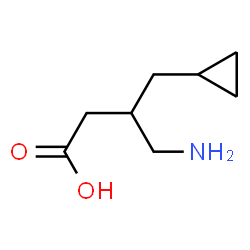 Cyclopropanebutanoic acid,-bta--(aminomethyl)-结构式