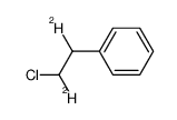 1-chloro-2-phenyl-1,2-d2 ethane结构式