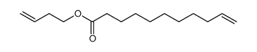 undec-10-enoic acid but-3-enyl ester结构式