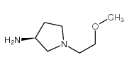 3-Pyrrolidinamine,1-(2-methoxyethyl)-,(3S)-(9CI)结构式