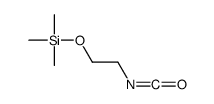 2-isocyanatoethoxy(trimethyl)silane Structure
