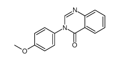 3-(4-methoxyphenyl)quinazolin-4-one Structure