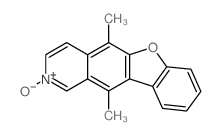 Benzofuro[2,3-g]isoquinoline,5,11-dimethyl-, 2-oxide Structure