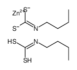 bis(butyldithiocarbamato-S,S')zinc结构式