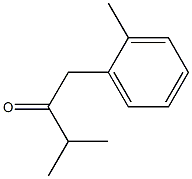 3-METHYL-1-(2-METHYLPHENYL)BUTAN-2-ONE结构式