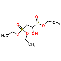 Diethyl {2-[ethoxy(oxido)phosphoranyl]-2-hydroxyethyl}phosphonate Structure