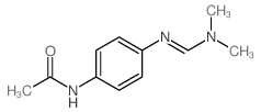 Acetamide,N-[4-[[(dimethylamino)methylene]amino]phenyl]- Structure