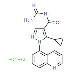 Zoniporide dihydrochloride structure
