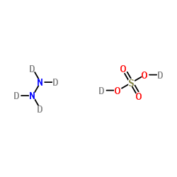 (2H2)Sulfuric acid-(2H4)hydrazine (1:1) Structure