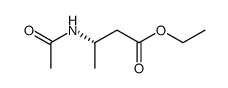 ethyl (S)-3-acetamidobutanoate Structure