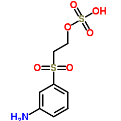 间-β-羟乙基砜硫酸酯苯胺结构式