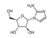 1H-Imidazol-2-amine, 1-alpha-D-arabinofuranosyl- (9CI)结构式