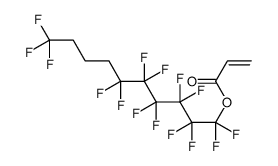 1,1,2,2,3,3,4,4,5,5,6,6,10,10,10-pentadecafluorodecyl prop-2-enoate Structure