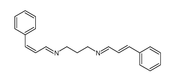 N,N'-bis(3-phenylallylidene)propane-1,3-diamine Structure