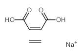 sodium,(Z)-but-2-enedioic acid,ethene结构式