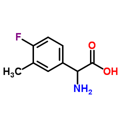 4-Fluoro-3-methyl-DL-phenylglycine结构式