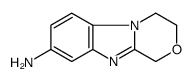 1H-[1,4]Oxazino[4,3-a]benzimidazole,8-amino-3,4-dihydro-(8CI) Structure