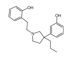 m-[1-(o-Hydroxyphenethyl)-3-propyl-3-pyrrolidinyl]phenol picture
