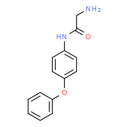 2-amino-N-(4-phenoxyphenyl)acetamide结构式
