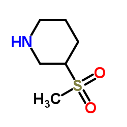 3-甲烷磺酰基哌啶结构式