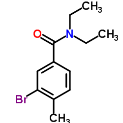 3-Bromo-N,N-diethyl-4-methylbenzamide结构式