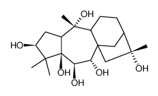 Grayanotoxane-3β,5,6β,7α,10,16-hexol Structure