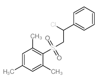 Benzene,2-[(2-chloro-2-phenylethyl)sulfonyl]-1,3,5-trimethyl- picture