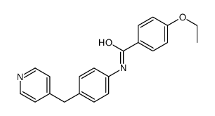 4-乙氧基-n-(4-(吡啶-4-甲基)苯基)苯甲酰胺结构式