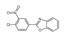 2-(4-chloro-3-nitrophenyl)-1,3-benzoxazole Structure