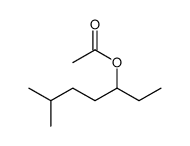 6-methylheptan-3-yl acetate结构式