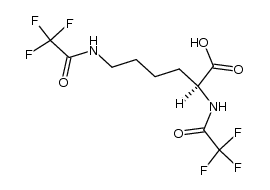Nα,Nε-bis(trifluoroacetyl)-L-lysine Structure